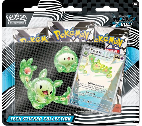 Black Bolt Tech Sticker Collection - 3 Packs