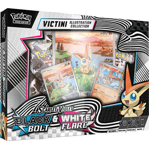 Black Bolt & White Flare Victini Collection Box - 4 packs