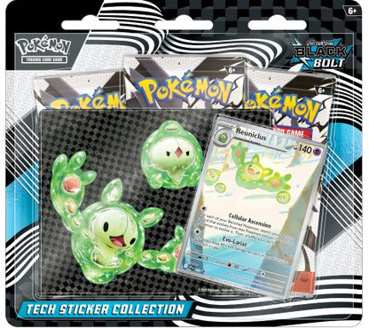Black Bolt Tech Sticker Collection - 3 Packs