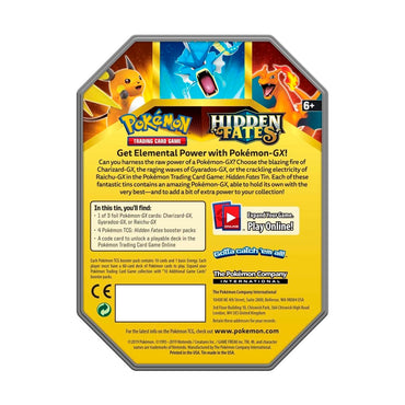Hidden Fates Raichu Tin (Sealed)
