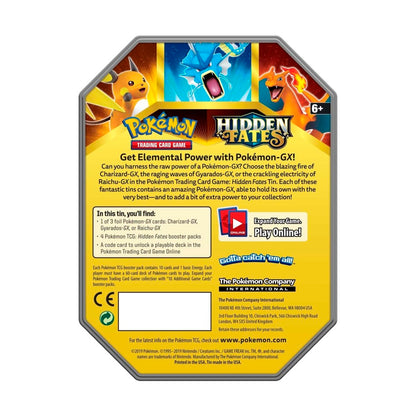 Hidden Fates Raichu Tin (Sealed)