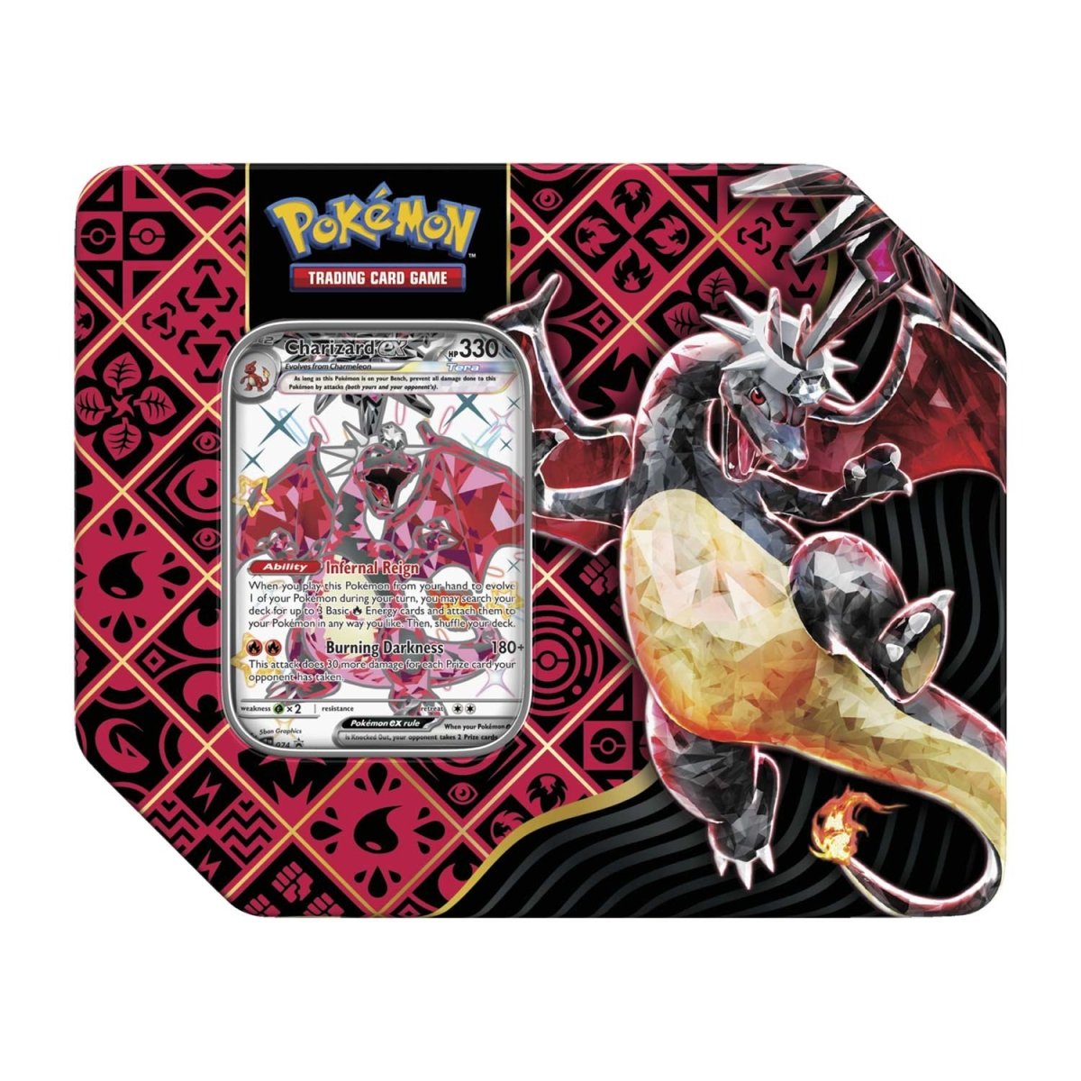 Paldean Fates Charizard USA Tin